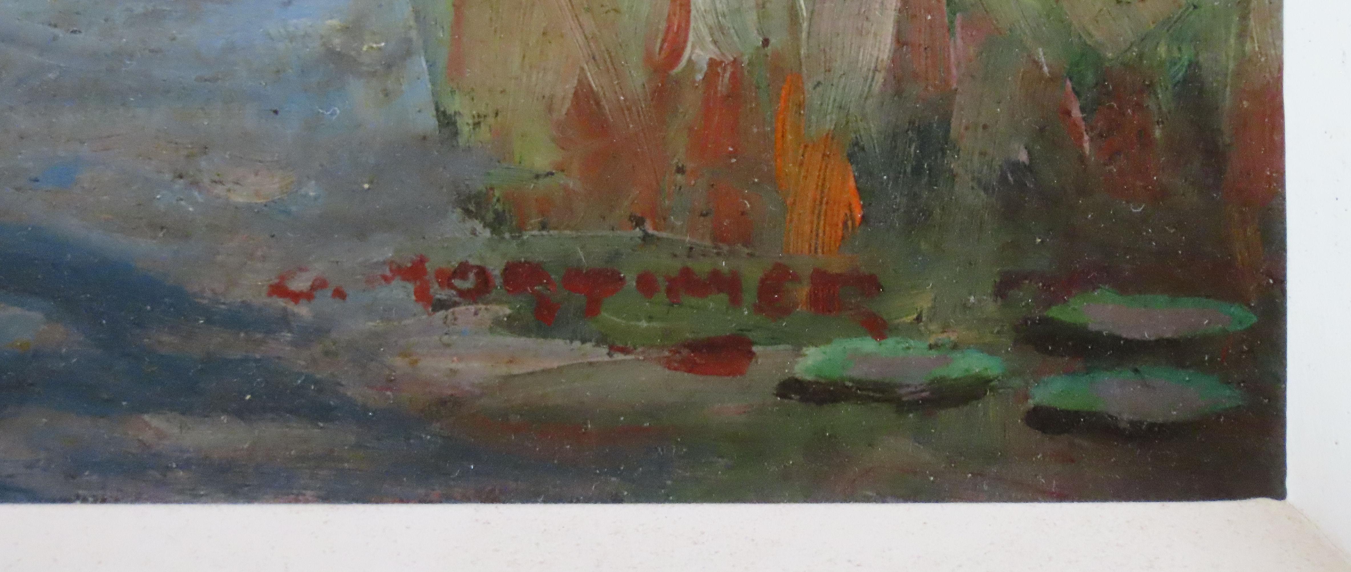 Original Oil on Board, Geoffrey Mortimer. 