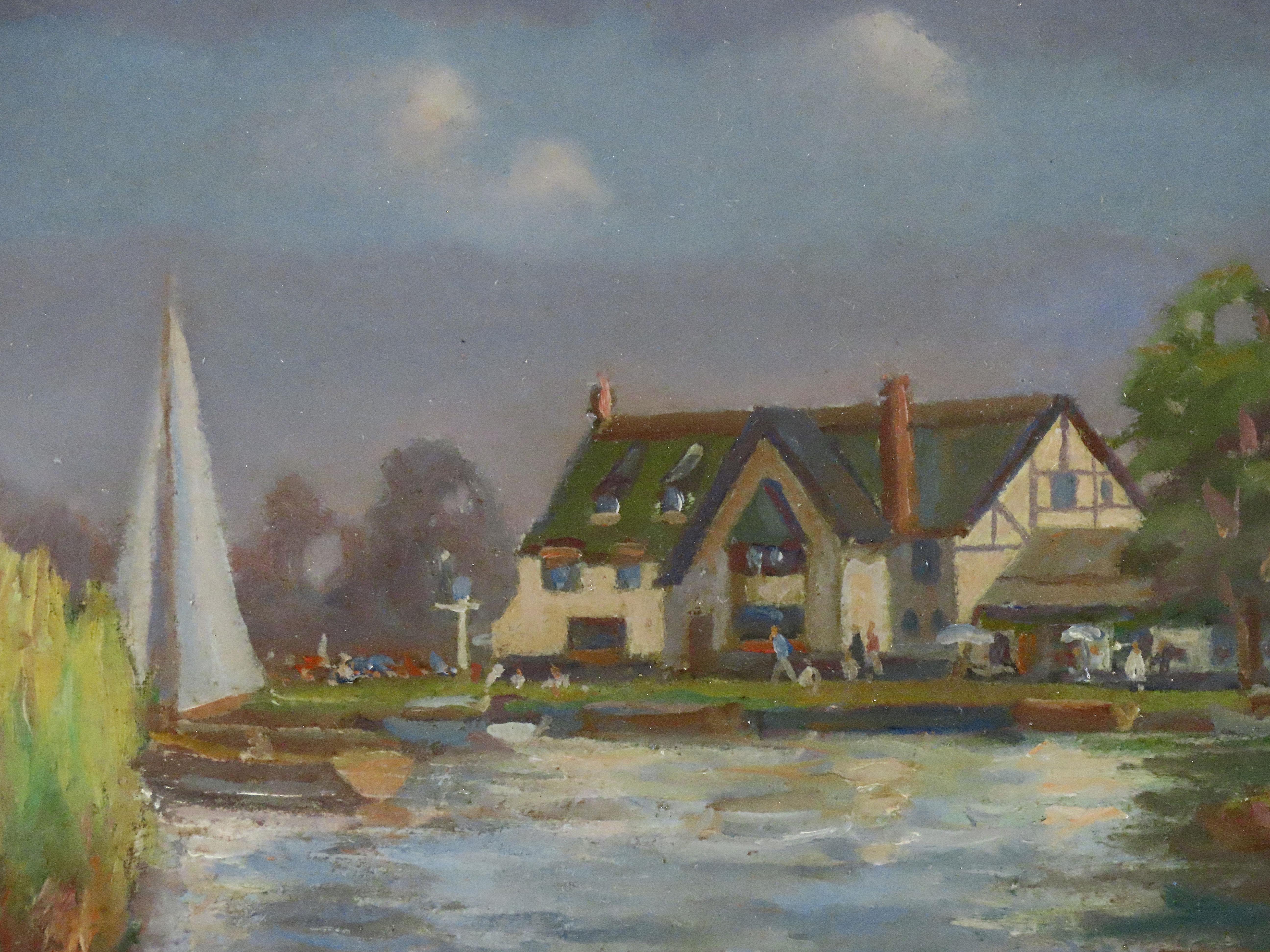 Original Oil on Board, Geoffrey Mortimer. 