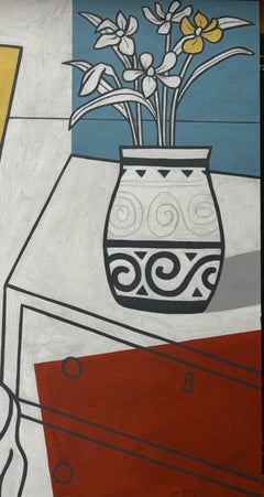 Contemporary Artist’s Model Oil on Board, Unframed, 50.9x61 cm