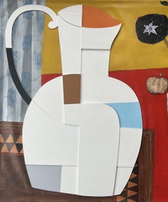 Untitled Collage on Unstretched Canvas, Contemporary, 2000, Unframed