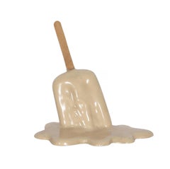 Melting Vanilla Ice Cream, Pop Art Resin Sculpture by Geoffrey Rose