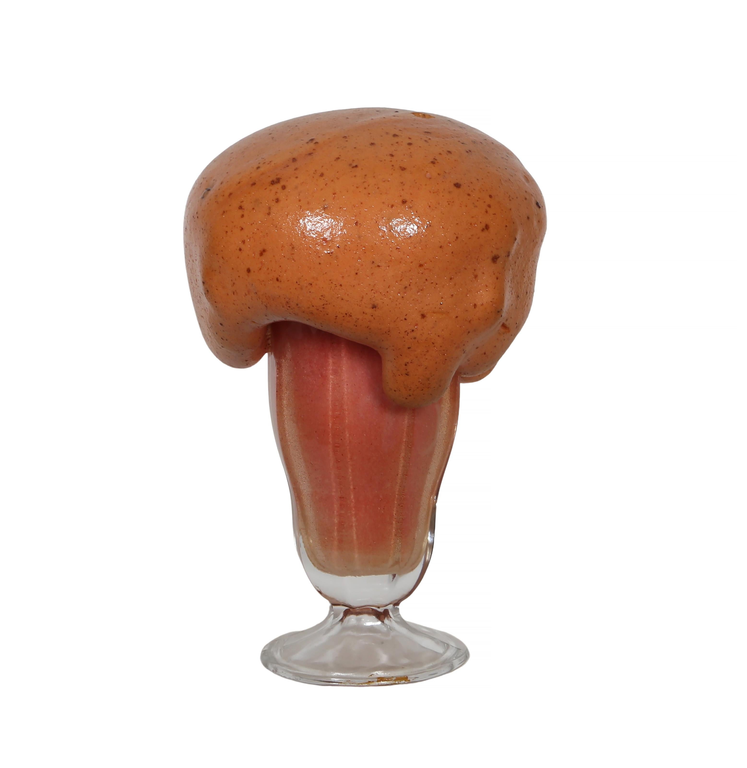 Geoffrey Rose - Frozen Moments - Root Beer Float III, Medium:  Resin and Styrofoam Sculpture, Image Size:  6, Size:  8.5 x 6 in. (21.59 x 15.24 cm)

