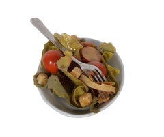 Salad, Pop Art Resin Sculpture by Geoffrey Rose
