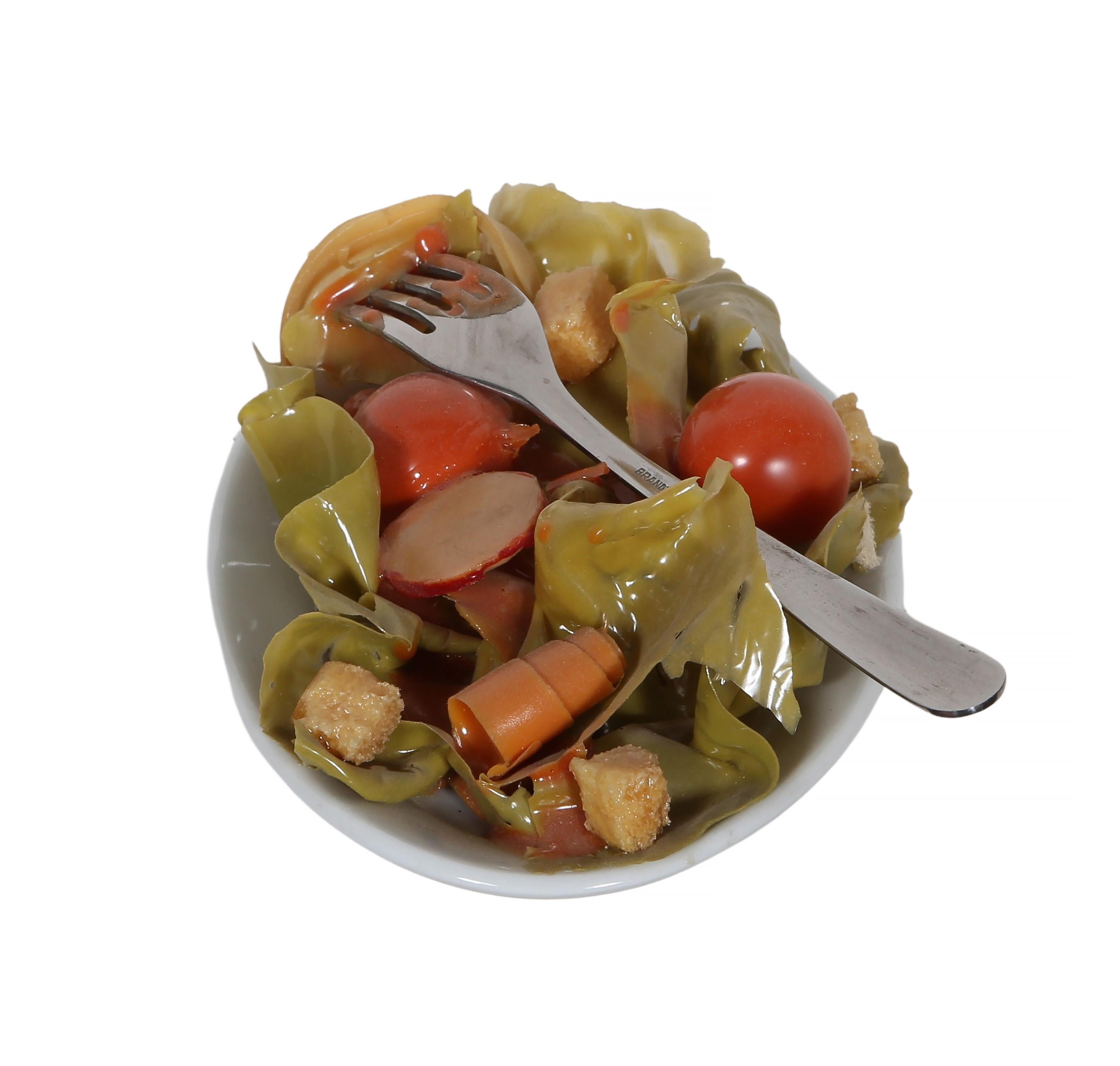 Salad, Pop Art Resin Sculpture by Geoffrey Rose en venta 3