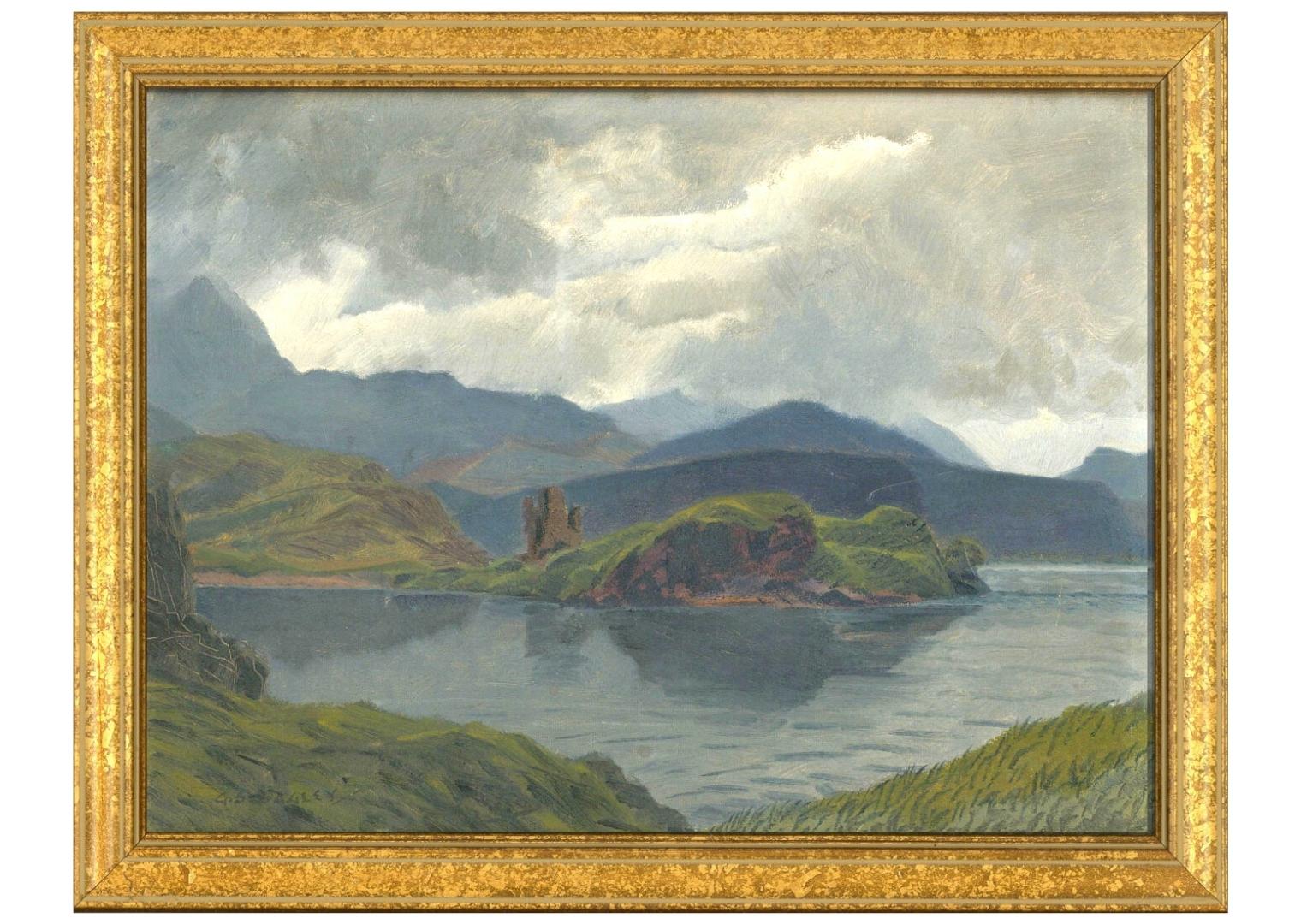Geoffrey Spink Bagley (1901-1992) - 1962 Olio, Loch delle Highlands 1