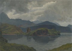 Geoffrey Spink Bagley (1901-1992) - 1962 Olio, Loch delle Highlands