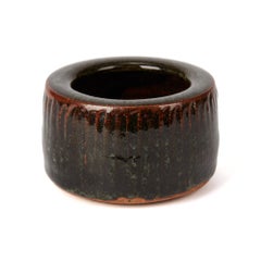 Geoffrey Whiting Tenmoku Studio Pottery Bowl, 20th Century