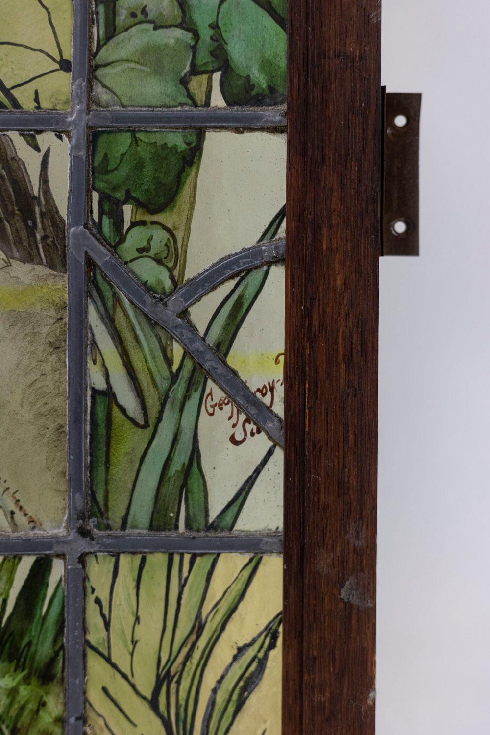 Geoffroy, Pair of Stained Glass, Nineteenth Century 5