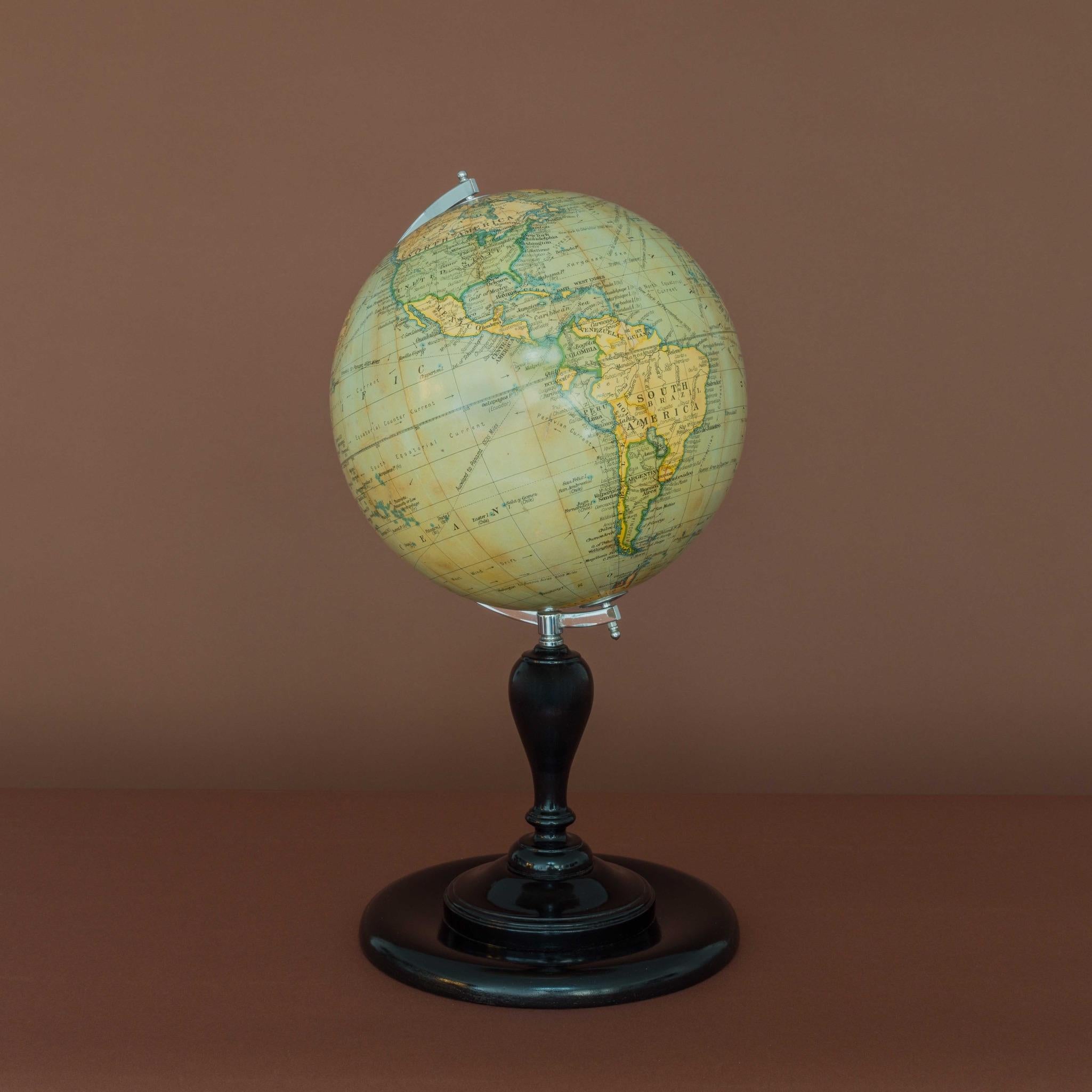 British Geographia 10 Inch Globe, circa 1955