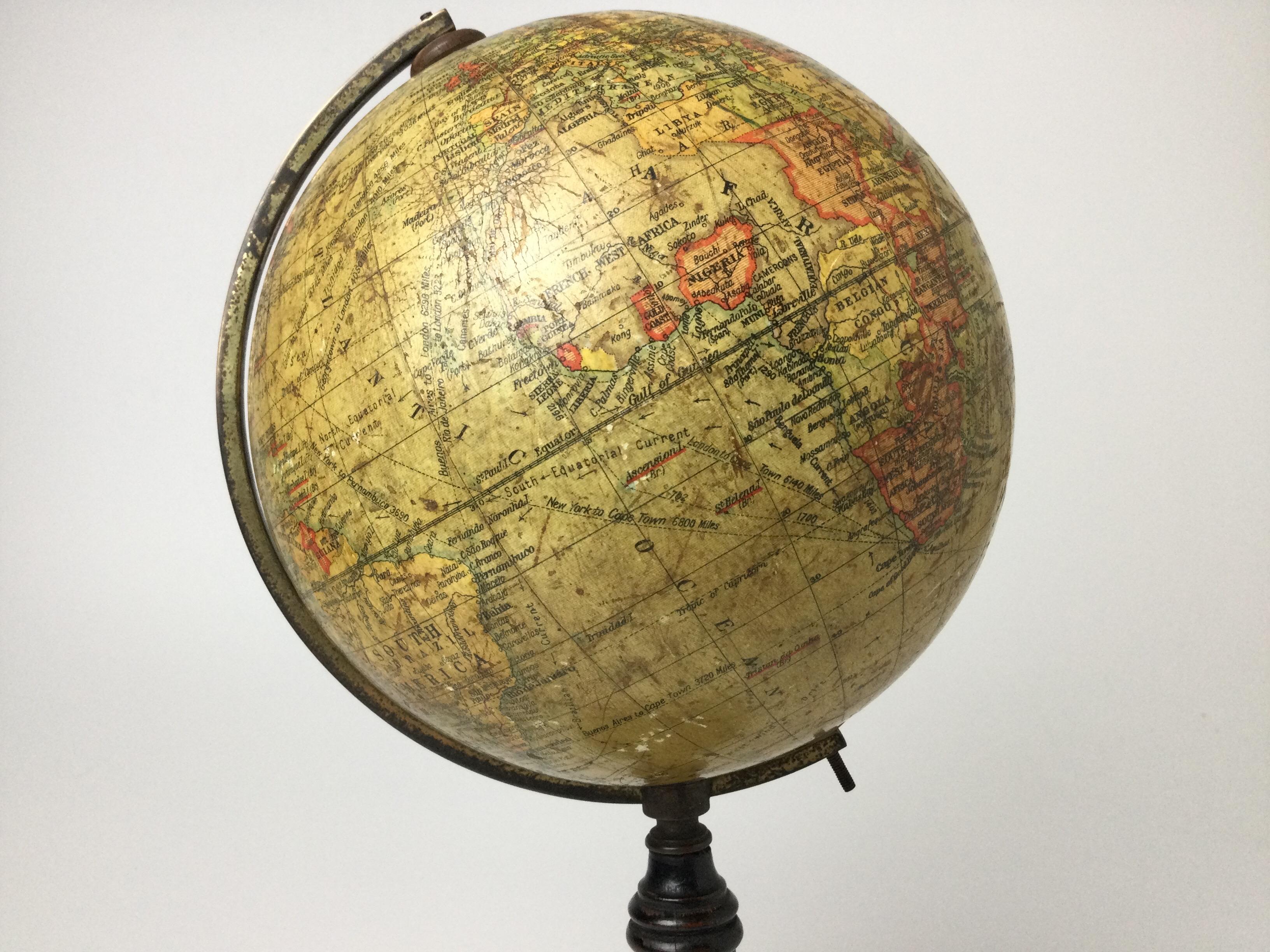 Geographia 6 inch Terrestrial Globe London, 1923 1