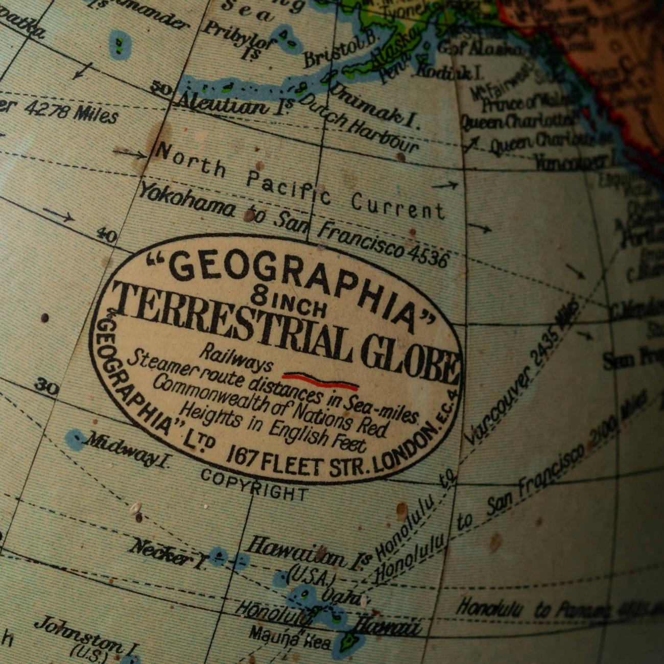Geographia Globe, circa 1950 2