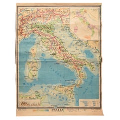 Carte géographique d'Italie