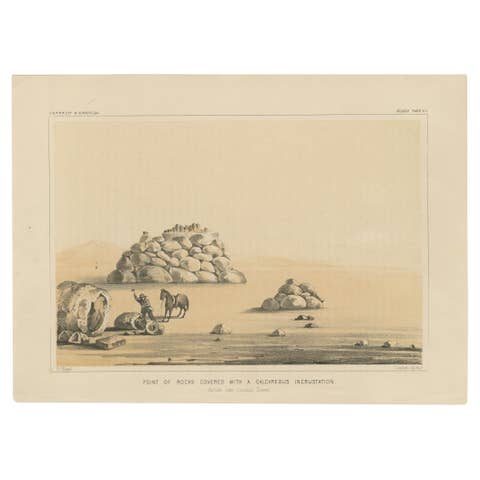 Geological Landmark: Point of Rocks in the Ancient Lake Colorado Desert, 1856