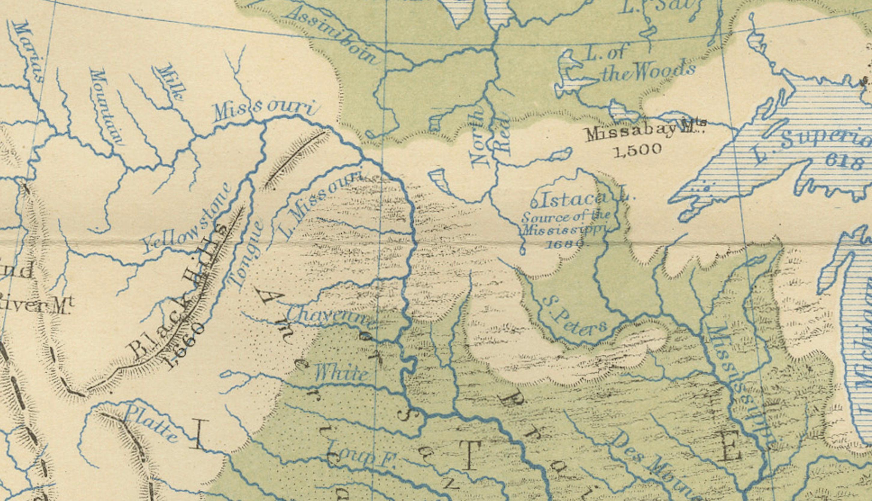 Geological Map of North America by A.K. Johnston – Mountains and Valleys 1852 For Sale 3