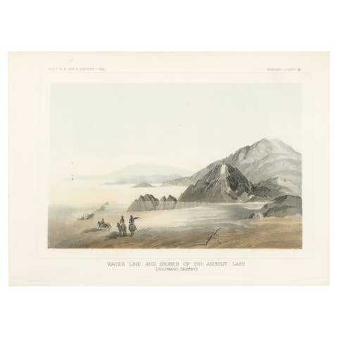 Geological Marvels of the Colorado Desert – Ancient Lake Shoreline, 1856