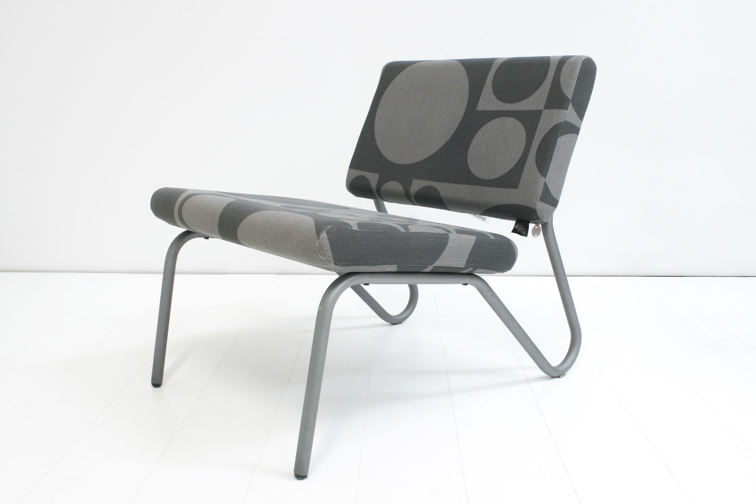 Geometrischer Sessel ohne Armlehne von Verner Panton für Innovation Randers, Dänemark, 1990er Jahre (Postmoderne) im Angebot
