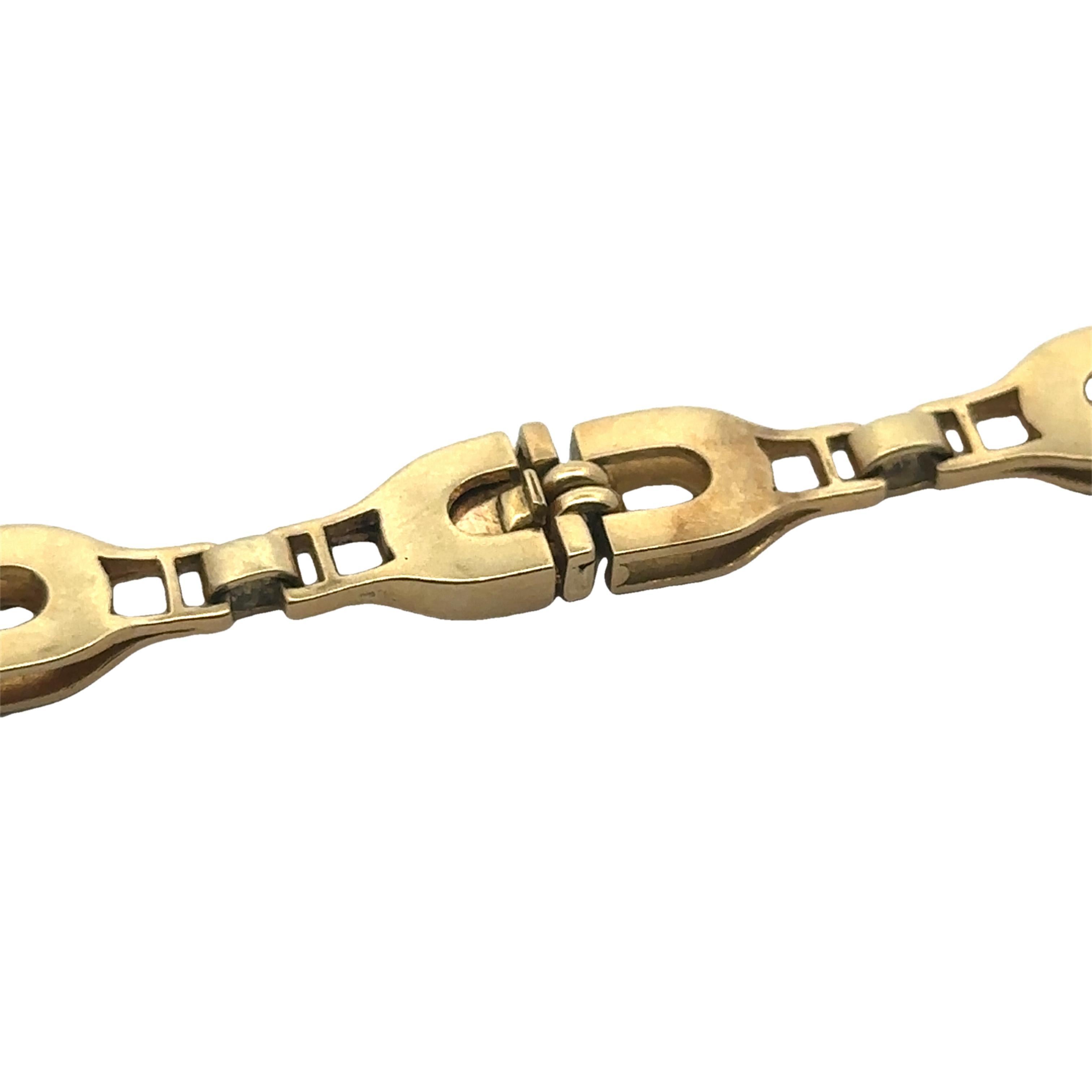 Moderno Collana geometrica in oro giallo 18k in vendita