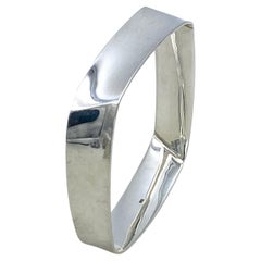 Geometric 50 Grams Sterling Silver Bangle-3