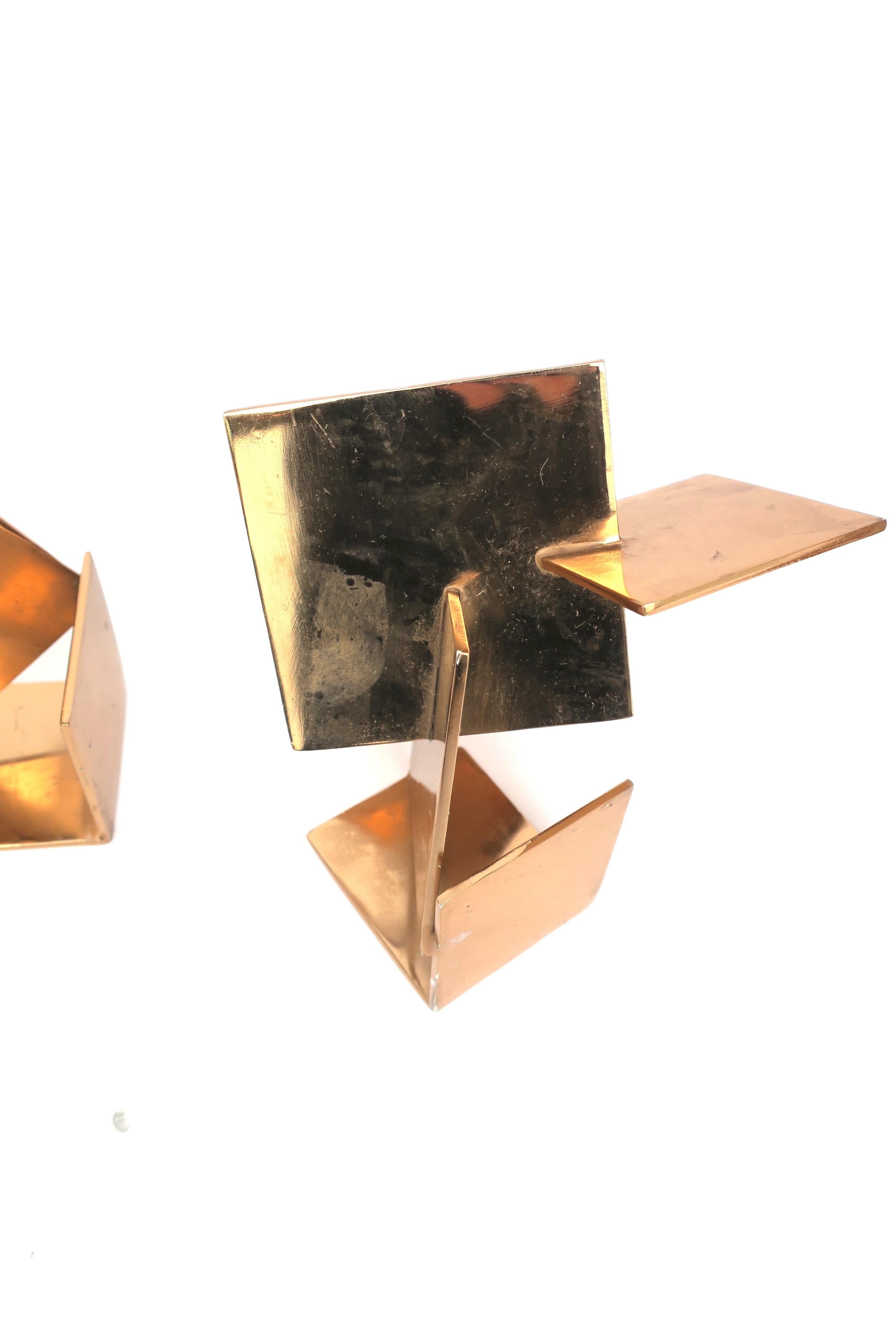Geometric Abstract Bookends, Pair For Sale 5