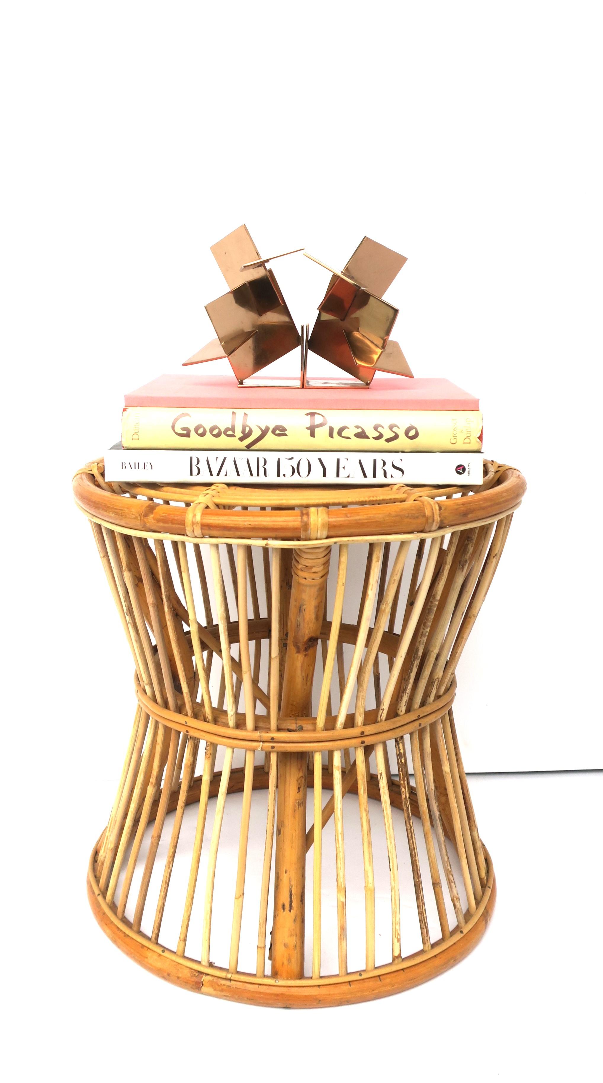 Contemporary Metal Geometric Abstract Bookends, Pair For Sale
