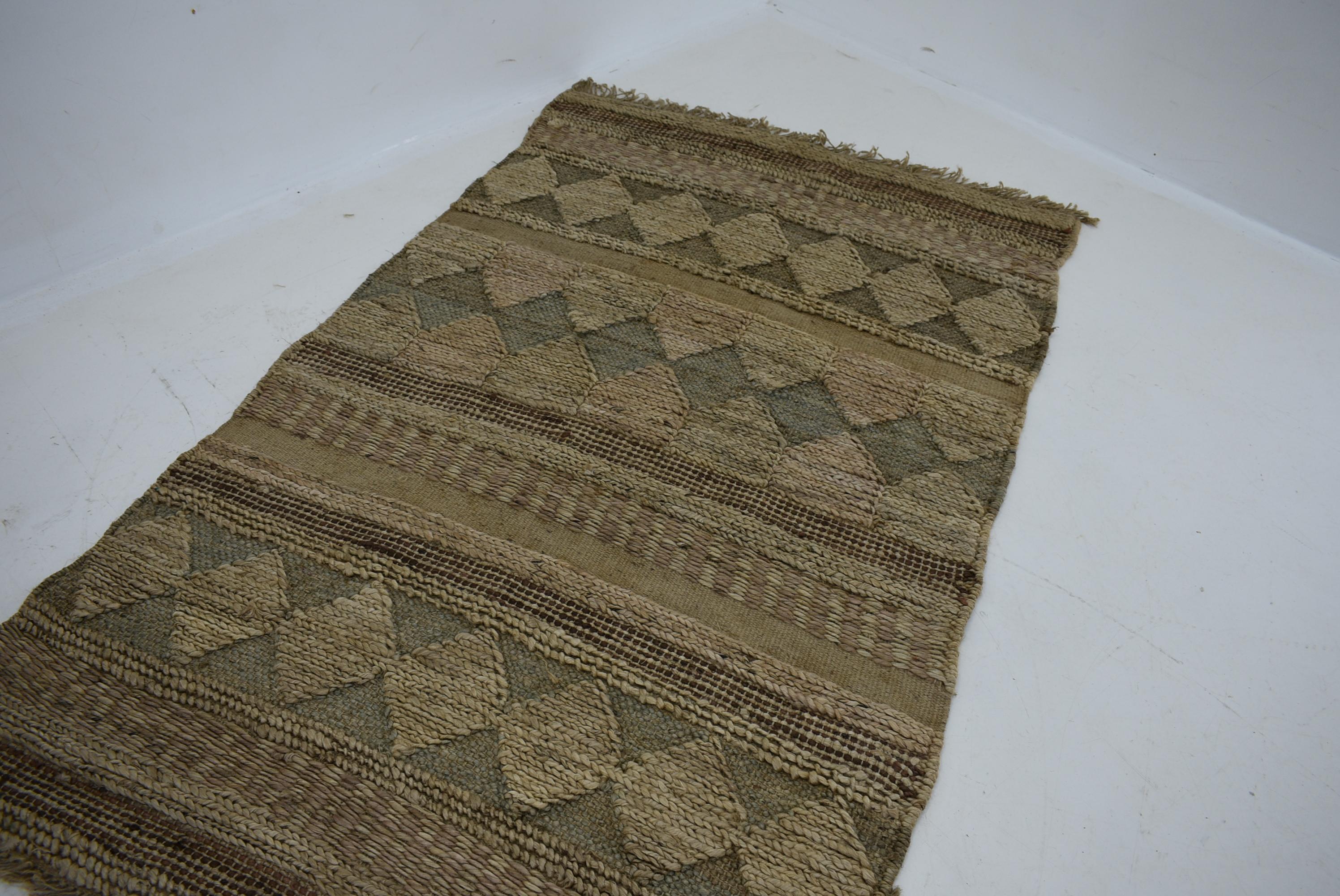 Mid-Century Modern Geometric Abstract Design Carpet / Rug, 1950s For Sale