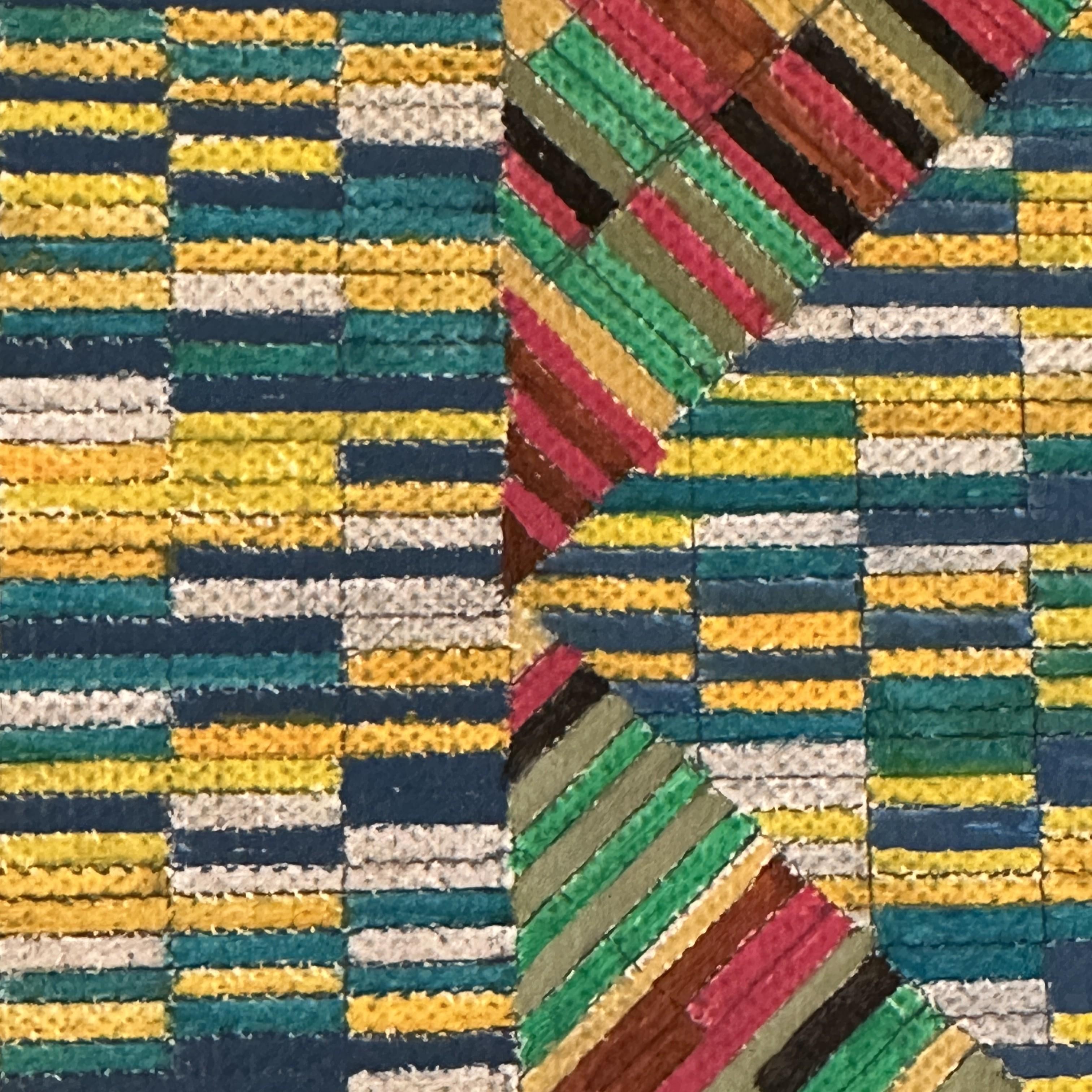 XXI secolo e contemporaneo Quadro geometrico astratto multicolore olandese di Eric Pool in vendita