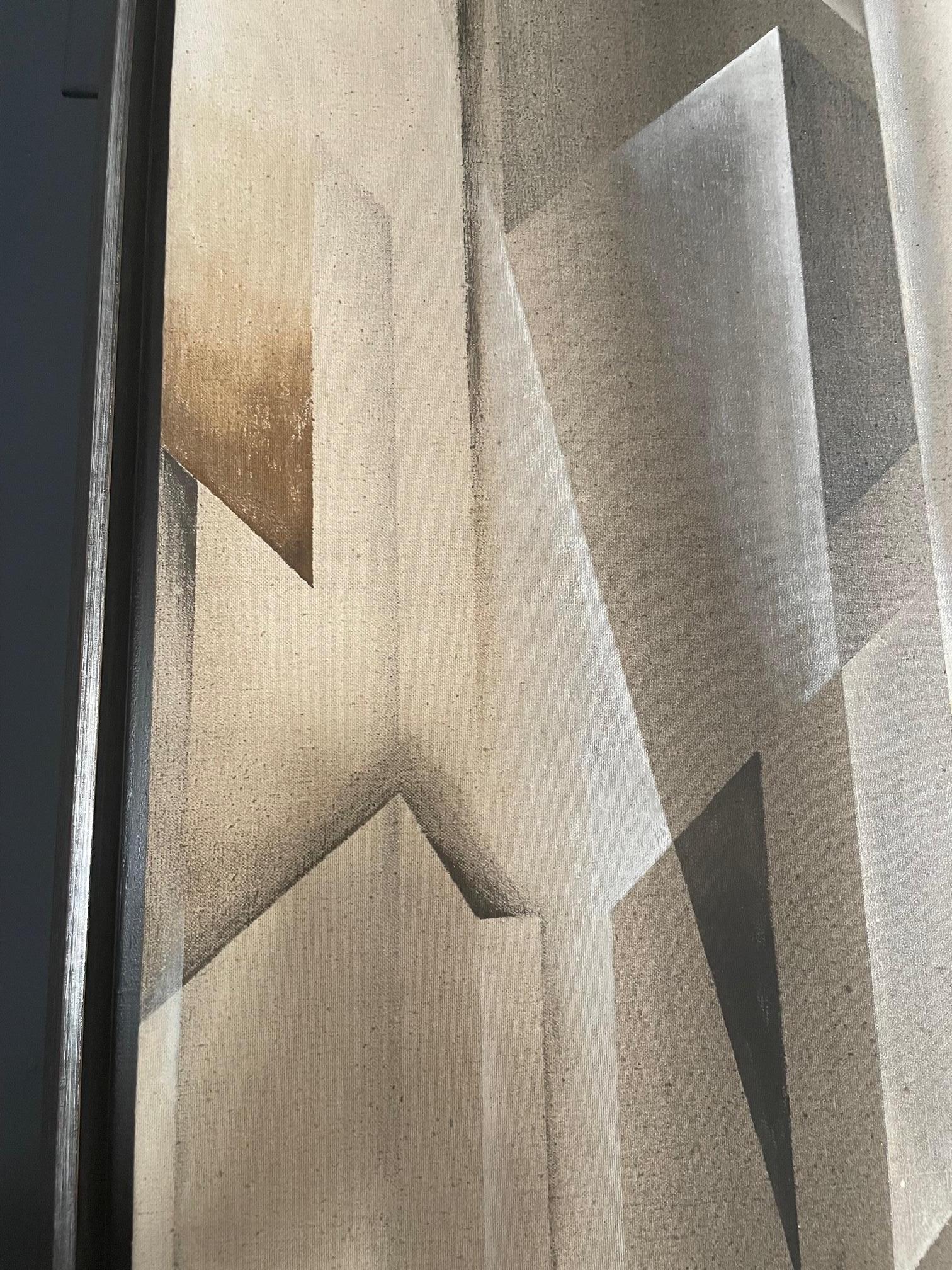 Pittura astratta geometrica di Pierotti in vendita 2
