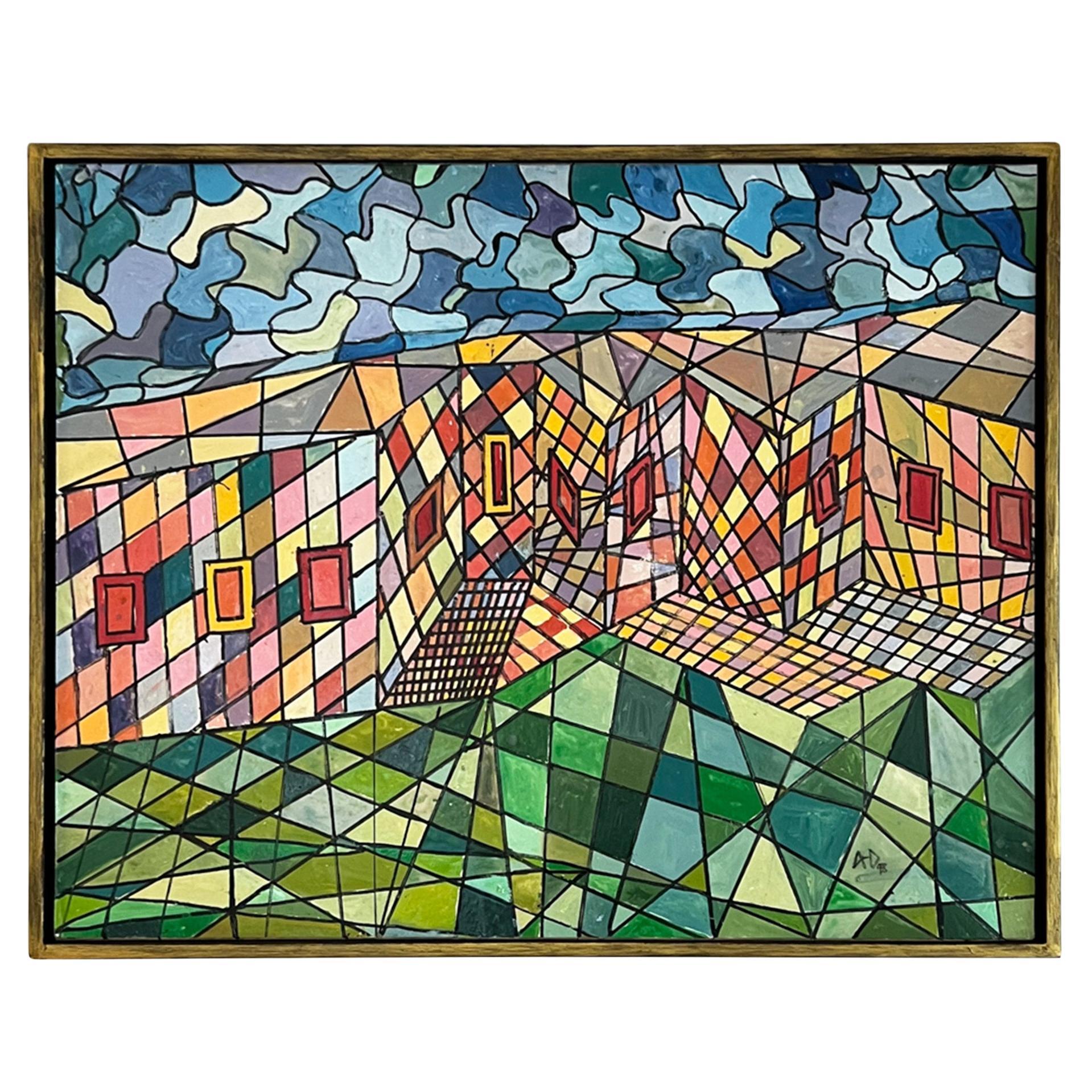 Geometric Abstract Painting