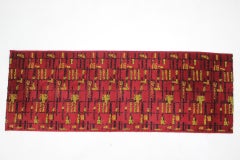 Geometric Abstract Wool Bouclé Carpet / Rug-1950s / Czechoslovakia