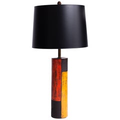 Lampe de table géométrique Aldo Londi pour Bitossi, Italie, années 1950