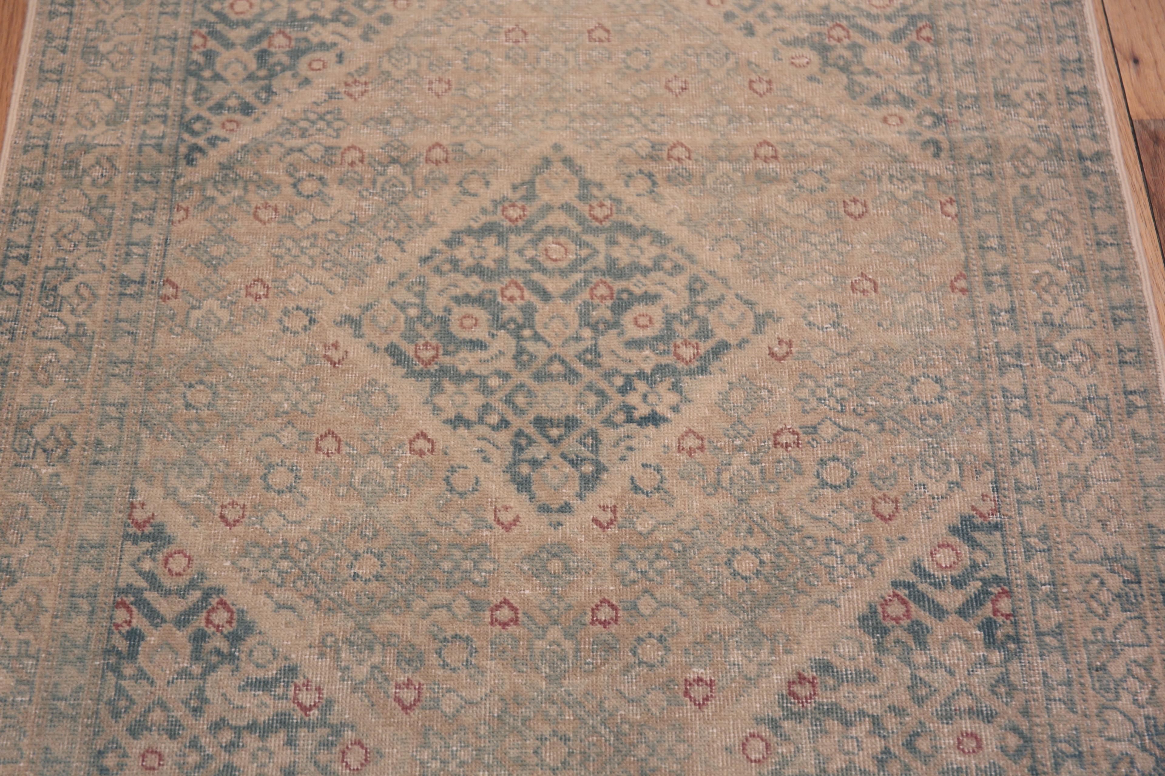 Perse Tapis de couloir persan ancien Tabriz de 3' x 13' en vente