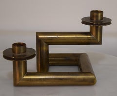 Geometric Art Deco Candle Holder