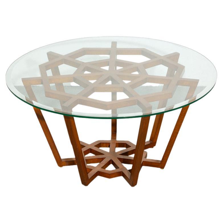 Geometric Base Coffee Table For Sale