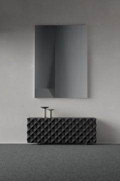 Rocky Credenza, Cabinet, Console in Black by Joel Escalona