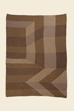 Geometric Blanket in Ochre