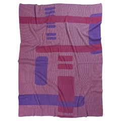Geometric Blanket in Pink