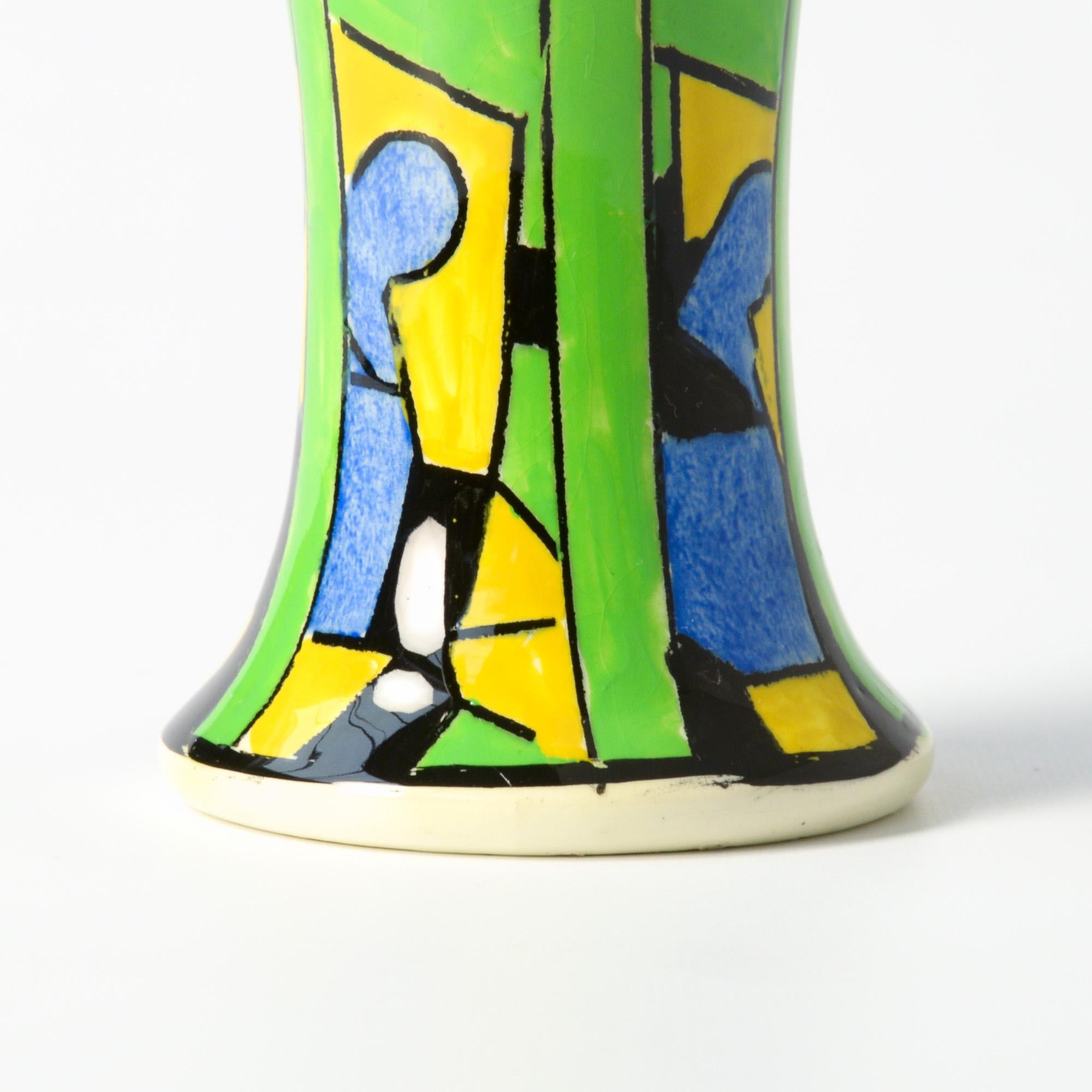 Geometric Boch Freres Vase In Good Condition In Vlimmeren, BE