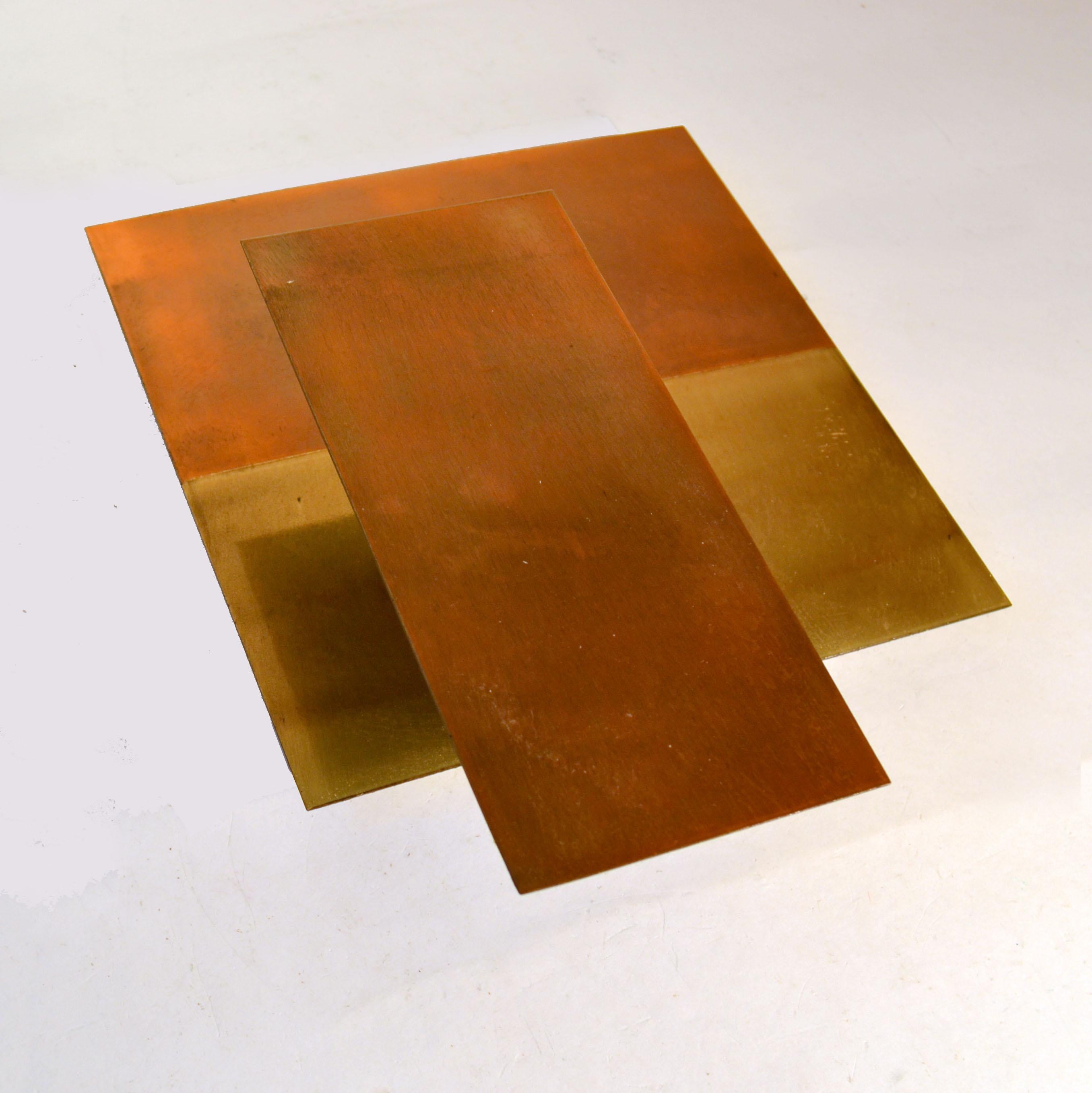 Portavelas geométricos de pared de latón y relieve geométrico de pared en venta 1