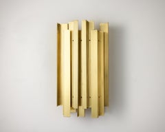 Geometric Brass Wall lamp by Carl Axel Acking from 1960s