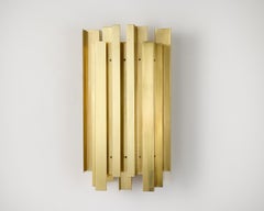 Geometric Brass Wall lamp by Carl Axel Acking from 1960s