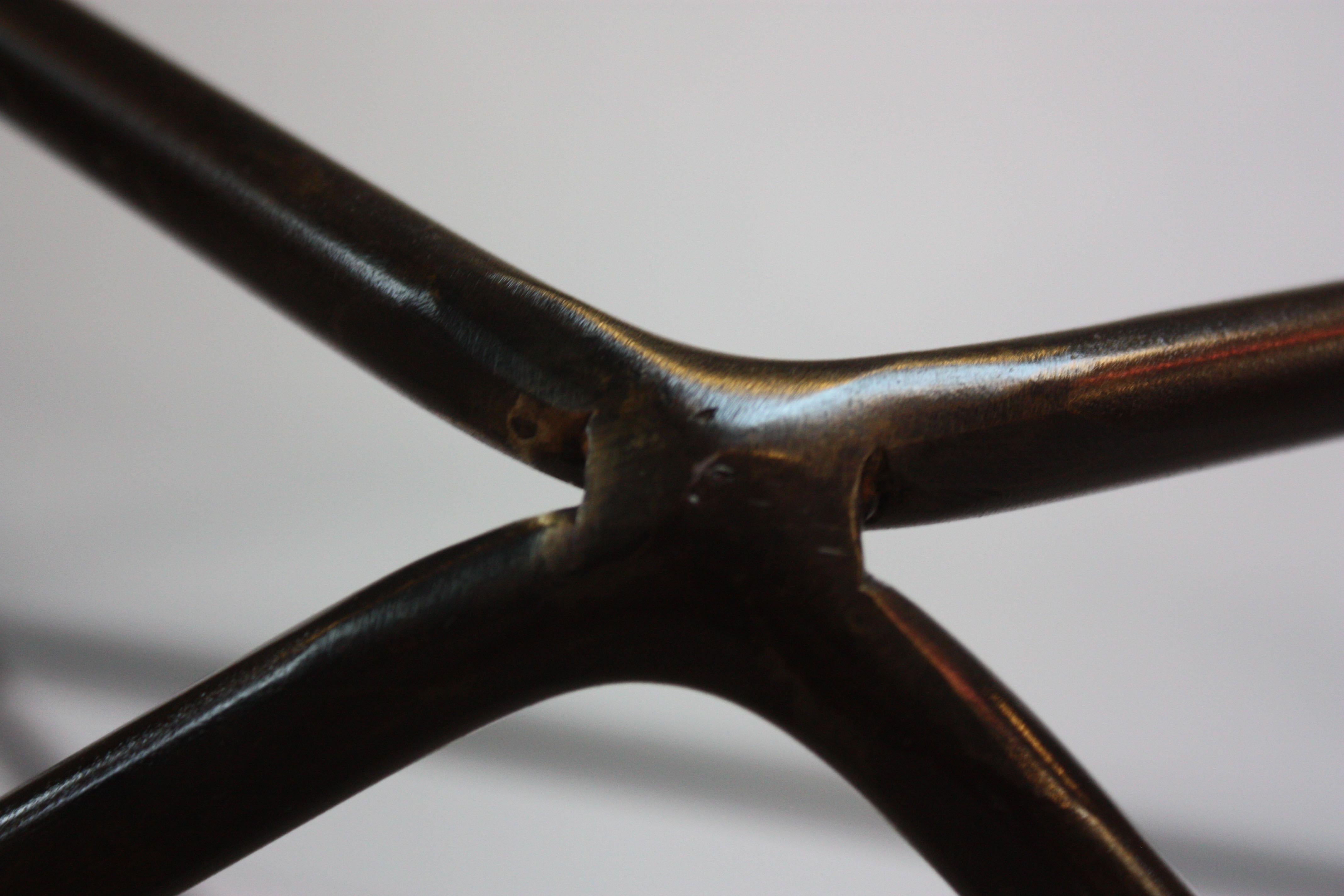 Geometrischer Couchtisch aus Bronze von Milo Baughman für Directional im Angebot 7