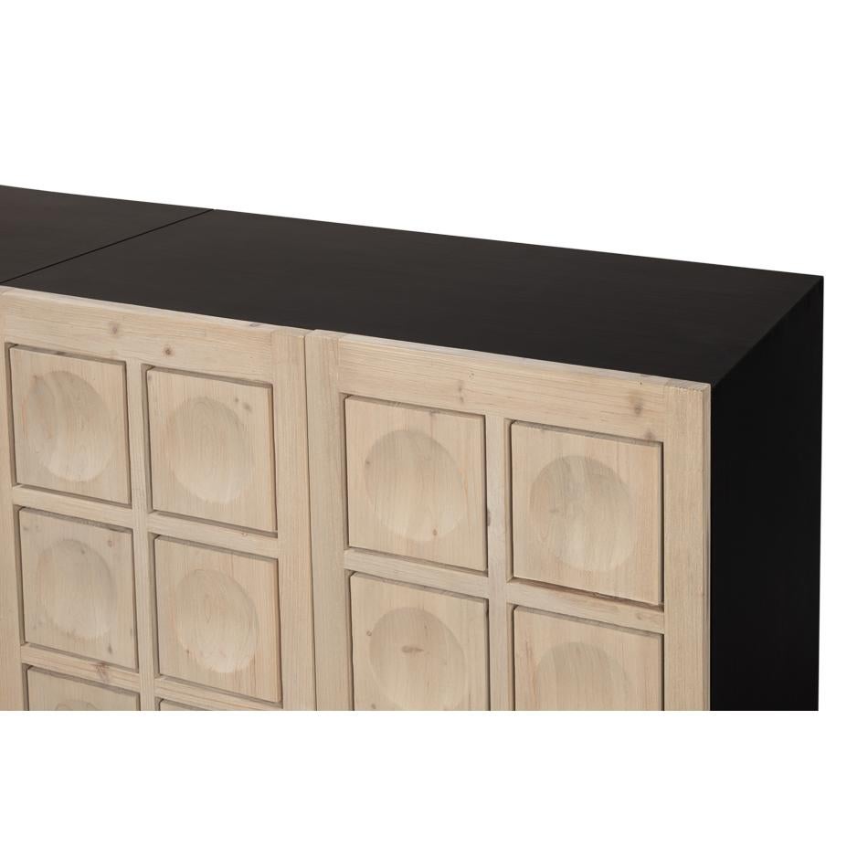 Credenza geometrica brutalista In condizioni Nuovo in vendita a Westwood, NJ