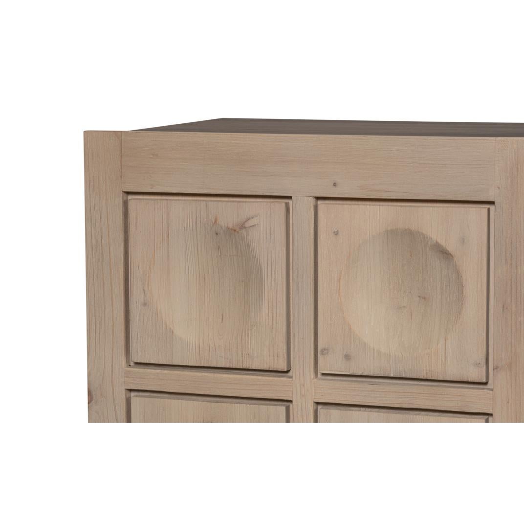 XXI secolo e contemporaneo Credenza geometrica brutalista in vendita