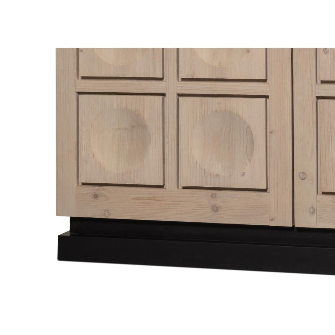 Credenza geometrica brutalista in vendita 1