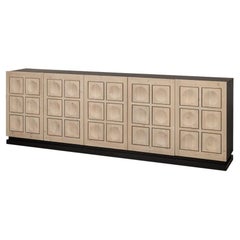 Geometric Brutalist Sideboard
