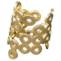Geometric Bubbles Ring in 18kt Gold by Mohamad Kamra