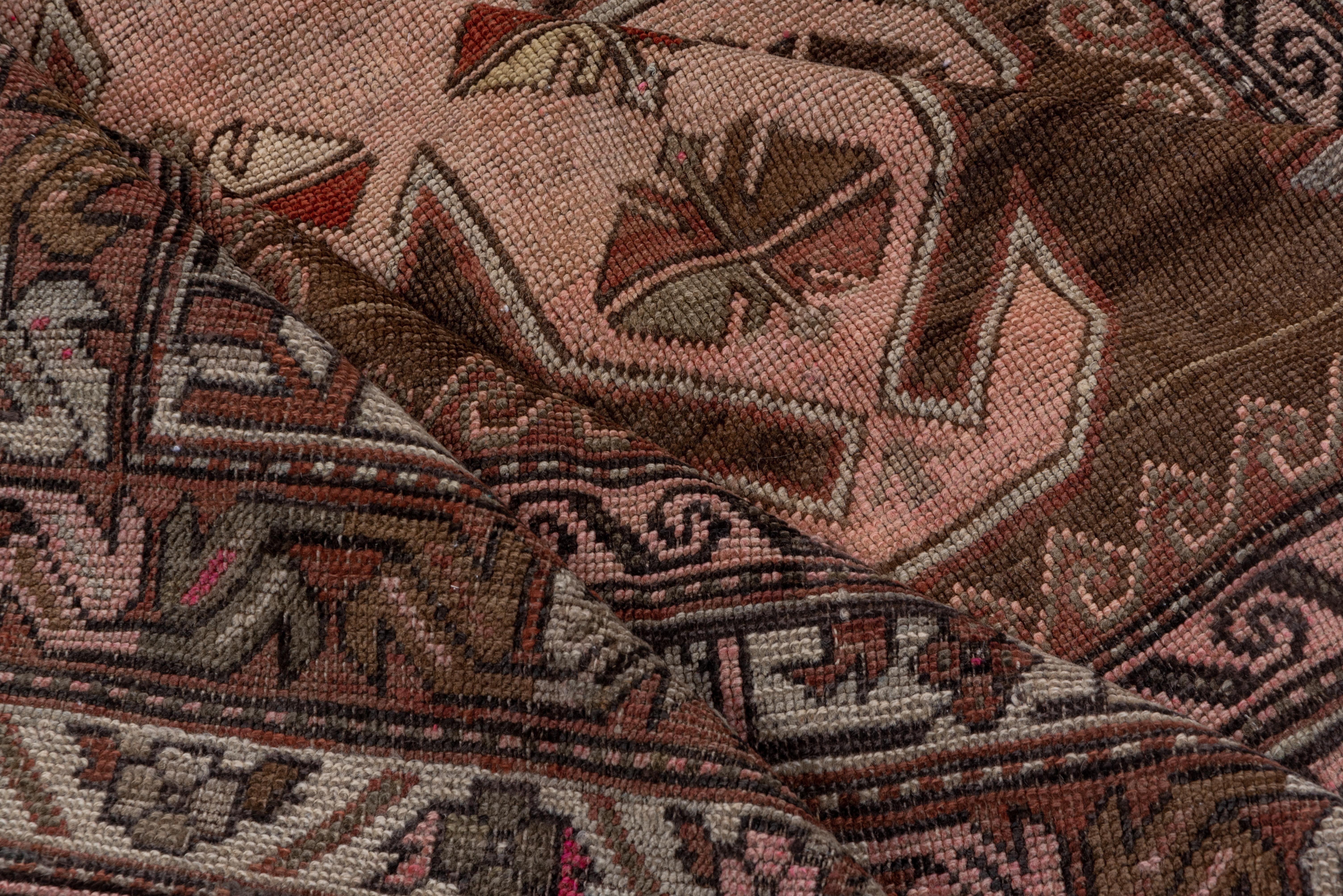 Wool Antique Tribal Caucasian Carpet, Circa 1910s For Sale