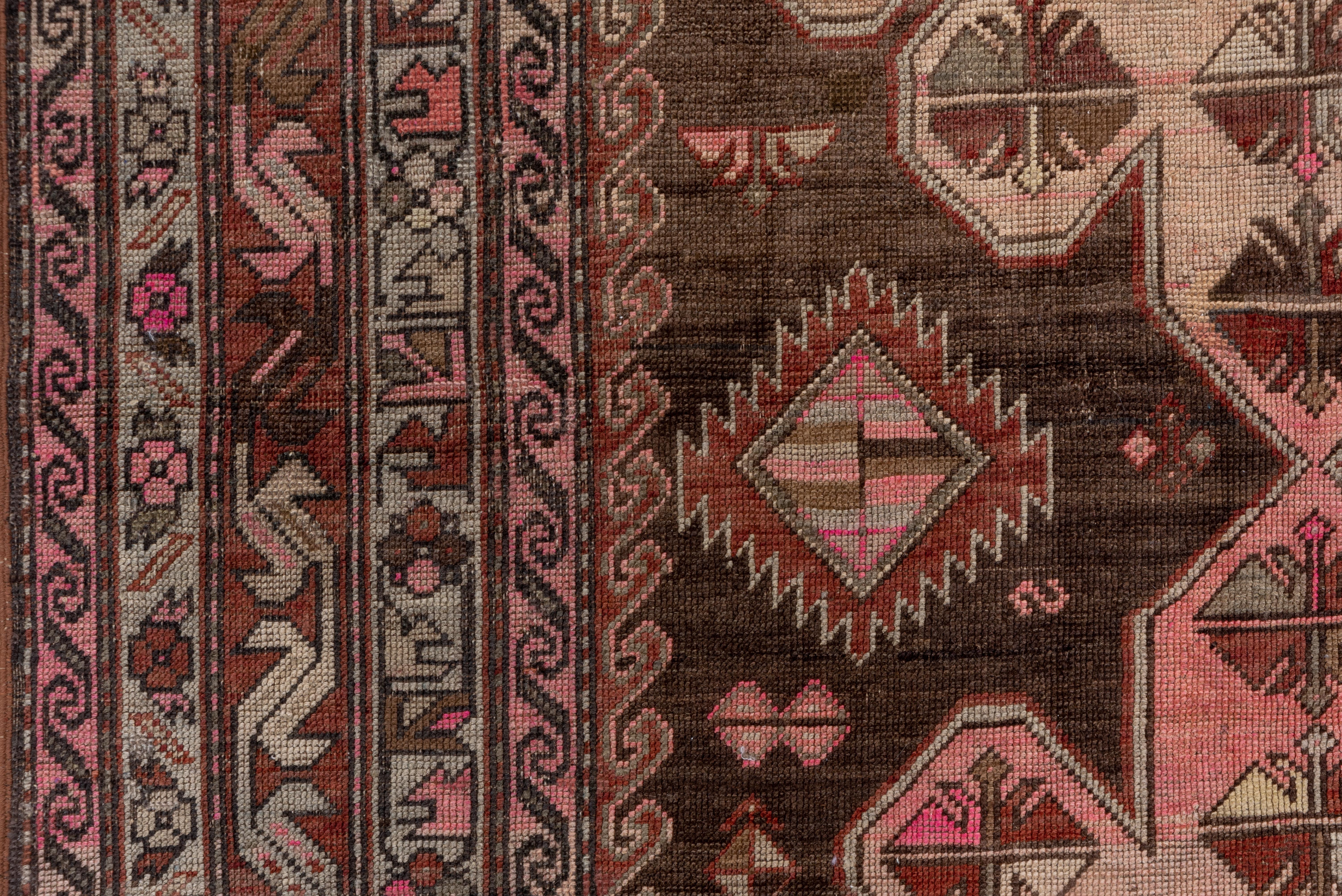 Antiker kaukasischer Stammeskunstteppich, ca. 1910er Jahre (Wolle) im Angebot