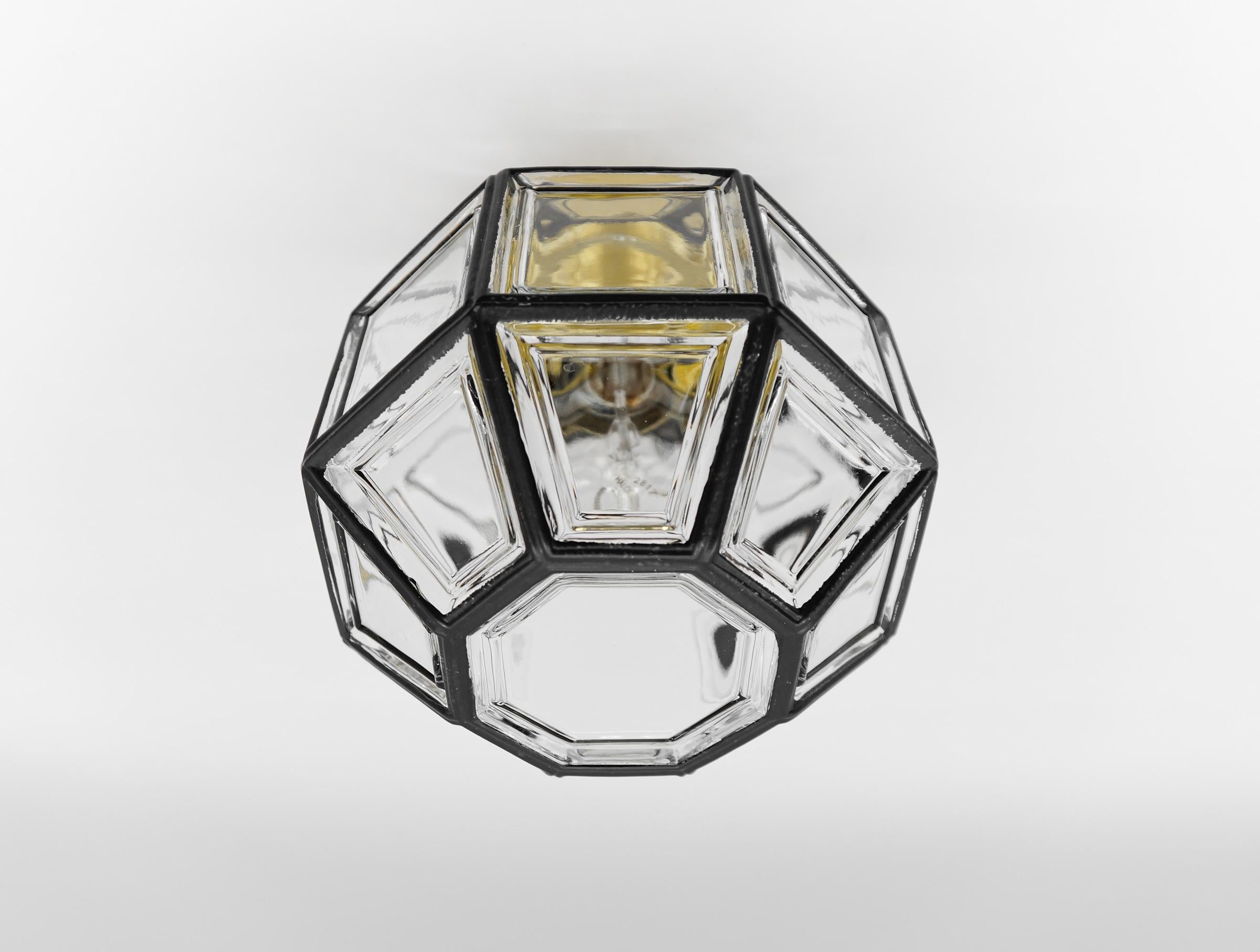 Geometric Ceilin Lamp by Limburg - Flush Mount, Germany, 1960s For Sale 1
