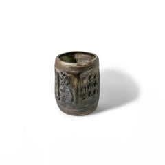 Geometric Ceramic Vessel